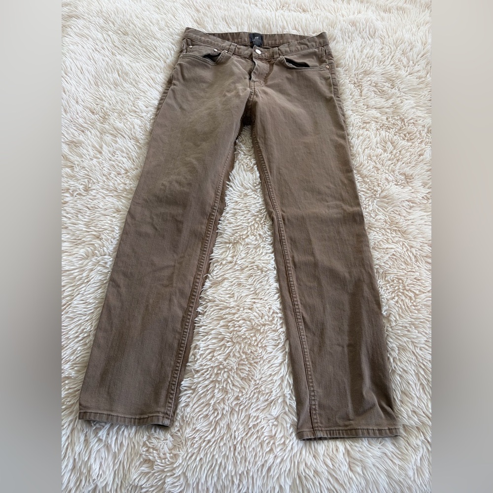H&M Men's Straight Jeans in Brown